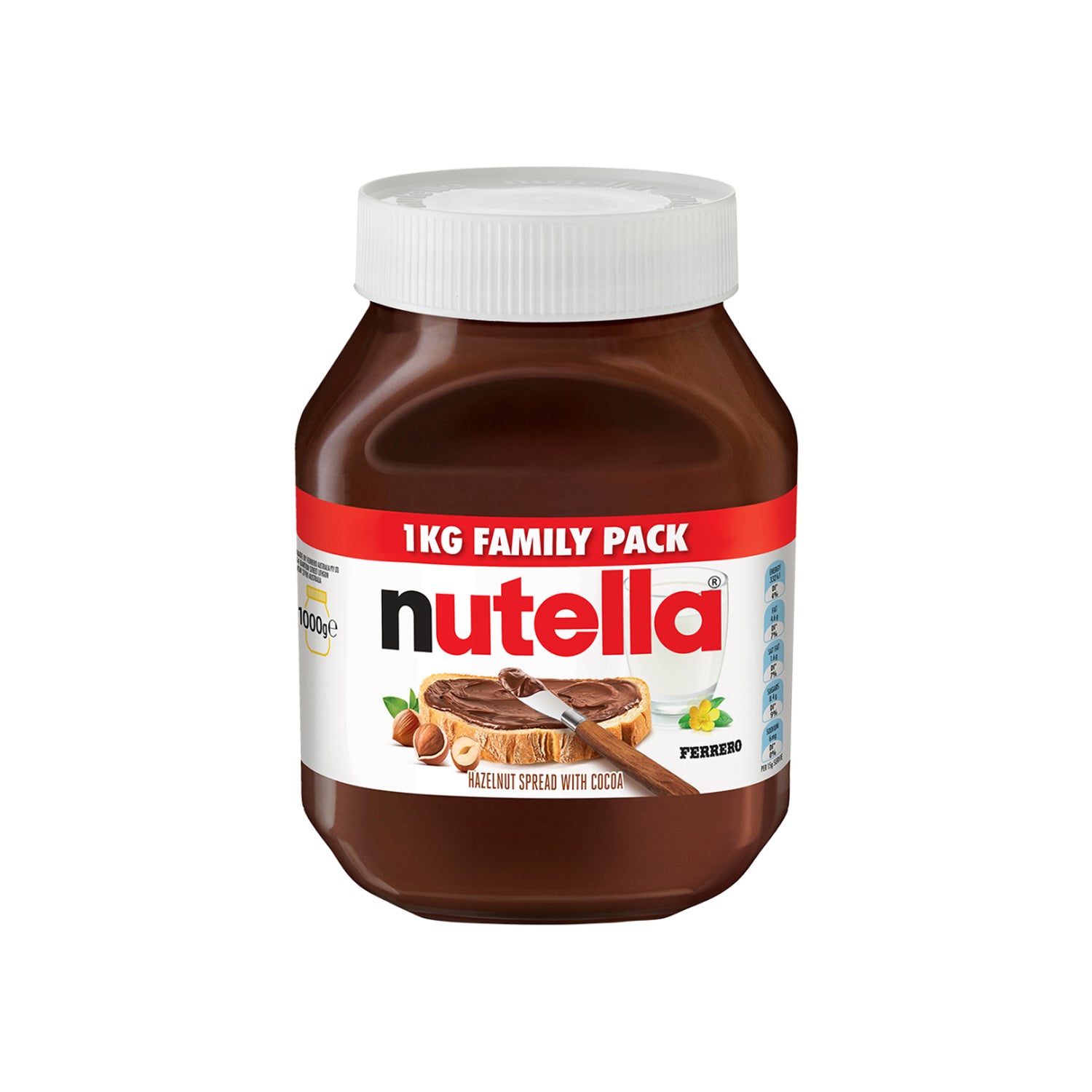 Nutella kenhető kakaós mogyorókrém 1kg
